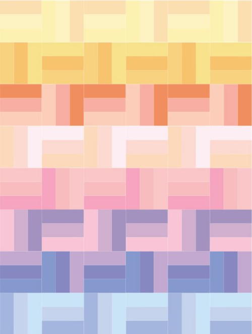 Spring Pastels Rail Fence Quilt Pattern Spring Pastels Rail Fence Quilt Pattern