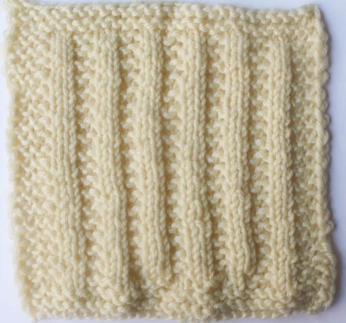Garter Rib Square Garter Rib Square