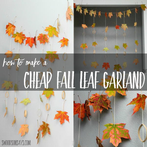 Easy Fall Garland Easy Fall Garland