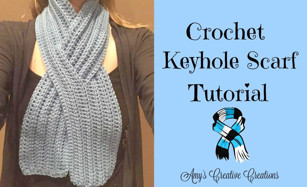 Keyhole Scarf | AllFreeCrochet.com