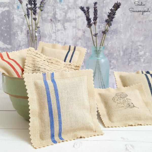 Rustic French Lavener Sachets Rustic French Lavender Sachets