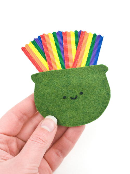 Rainbows End Felt Charm Rainbows End Felt Charm