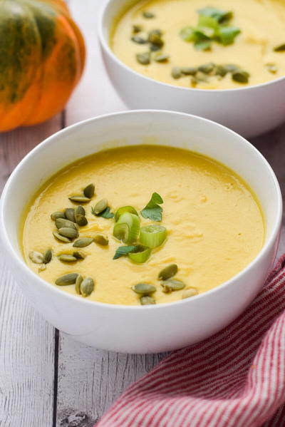 Acorn Squash Soup with Turmeric Acorn Squash Soup with Turmeric
