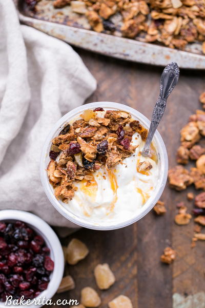 Orange Ginger Grain-Free Granola Orange Ginger Grain-Free Granola