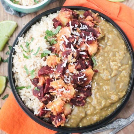 Layered Indian Dinner Layered Indian Dinner