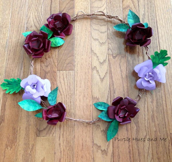 Actually Gorgeous Floral Beer Can Wreath Actually Gorgeous Floral Beer Can Wreath