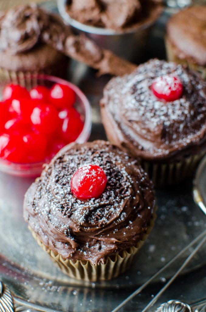 black forest cupcakes by better desserts blog