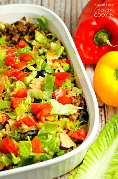 Moms Taco Casserole Recipe Moms Taco Casserole Recipe