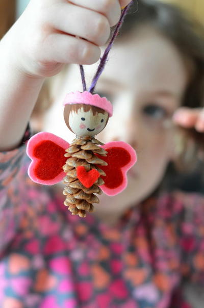 Pine Cone Love Fairy Craft Pine Cone Love Fairy Craft
