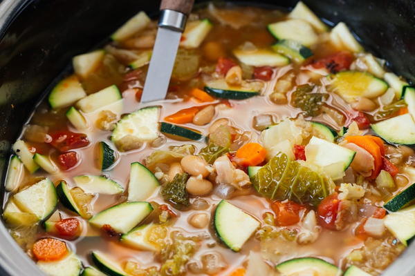 Slow Cooker Vegetable Minestrone Slow Cooker Vegetable Minestrone
