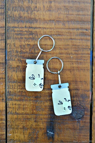 Glowing Keychain Firefly Craft Glowing Keychain Firefly Craft