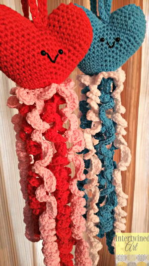 Crochet Heart Hand Towels Crochet Heart Hand Towels