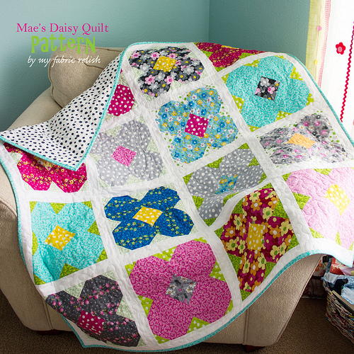 Mae's Daisy Lap Quilt Pattern Mae's Daisy Lap Quilt Pattern