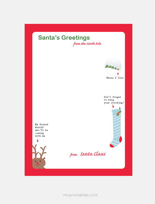 Letter from Santa Letter from Santa