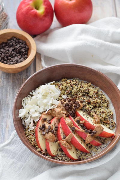 Apple and Almond Butter Breakfast Quinoa Apple and Almond Butter Breakfast Quinoa