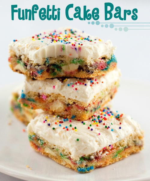 Funfetti Cake Bars Funfetti Cake Bars