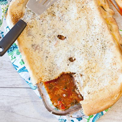 Meatball Pizza Casserole