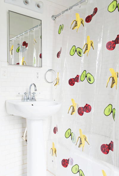 Fun and Easy DIY Shower Curtain