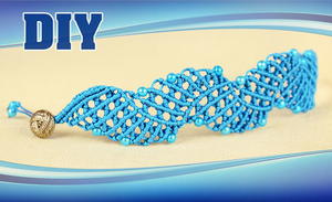 Surf's Up Macrame Bracelet