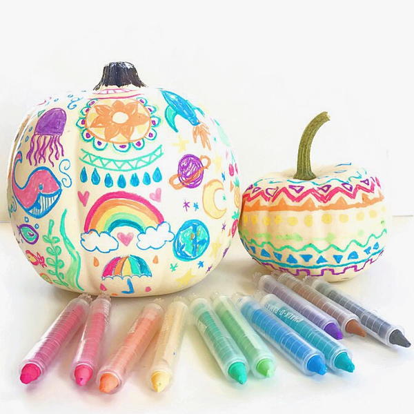 No-Carve Pumpkin Decorating Ideas No-Carve Pumpkin Decorating Ideas