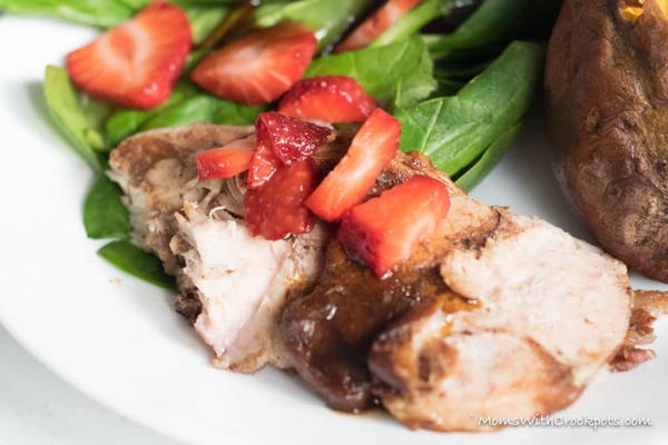 Slow Cooker Strawberry Balsamic Pork Slow Cooker Strawberry Balsamic Pork