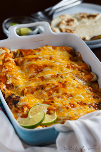 Scratch-Made Chicken Enchiladas | AllFreeCasseroleRecipes.com