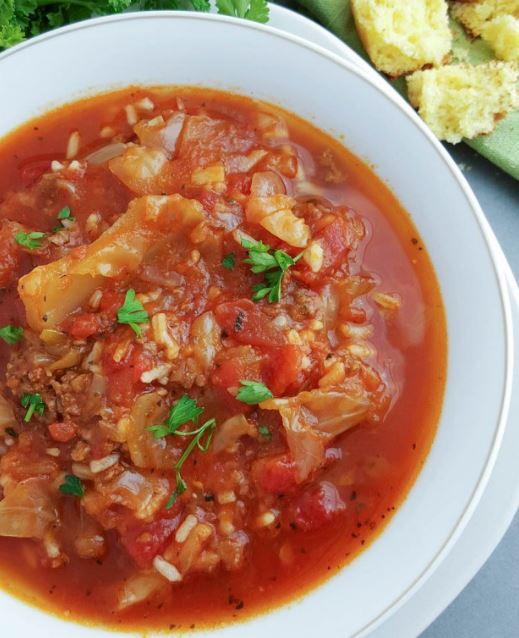 Slow Cooker Cabbage Roll Soup Slow Cooker Cabbage Roll Soup