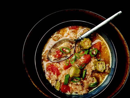 Spicy Sausage Gumbo Cookstr Com