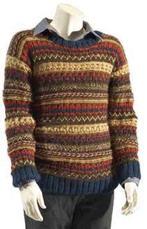 Men's Cozy Hand-knit Sweater Mens Cozy Hand-knit Sweater