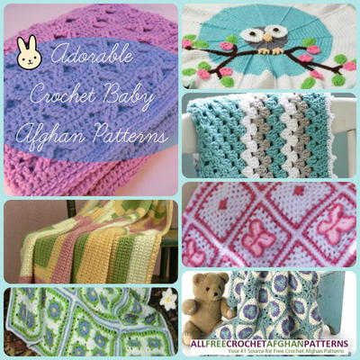 34 Adorable Crochet Baby Afghan Patterns
