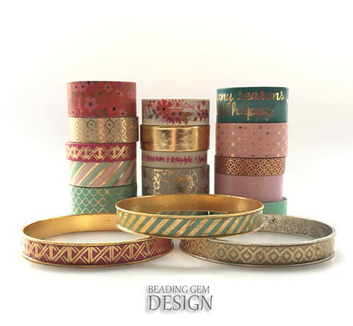 Quick and Easy Washi Tape Bangle Tutorial Quick and Easy Washi Tape Bangle Tutorial