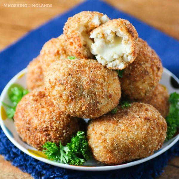Mozzarella Stuffed Arancini Mozzarella Stuffed Arancini