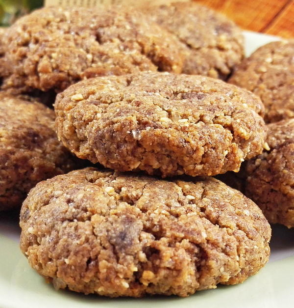 Crispy Flourless Flax Cookies Crispy Flourless Flax Cookies