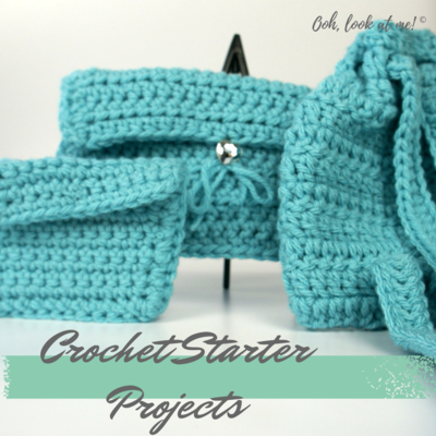 3 Bags Crochet Starter Projects