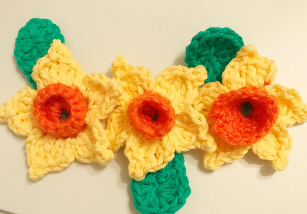 Daffodil Pattern | AllFreeCrochet.com