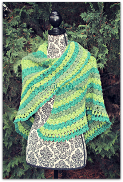 Amazing Grace Lucky Green Shawl Amazing Grace Lucky Green Shawl