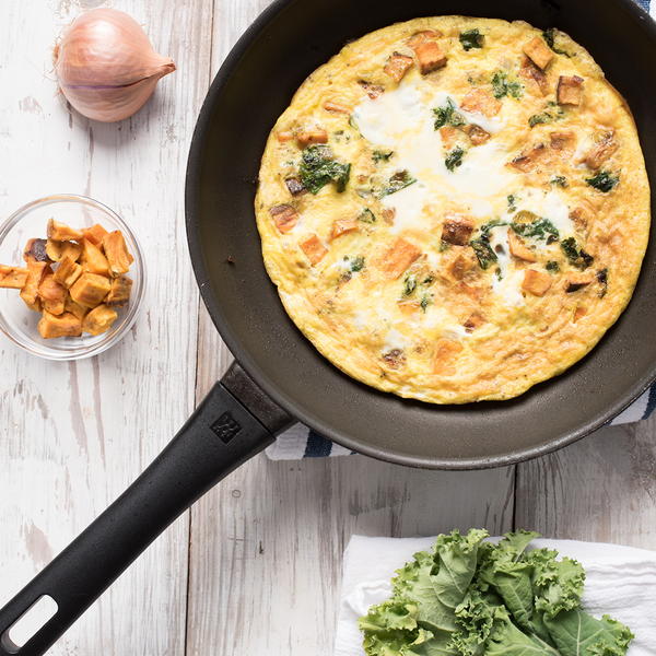 Sweet Potato Kale Paleo Frittata Sweet Potato & Kale Paleo Frittata