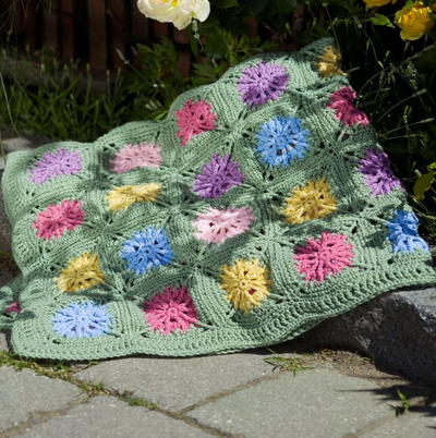 Flower Field Throw