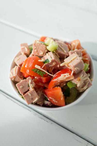 Throw Together Bologna Salad Throw Together Bologna Salad