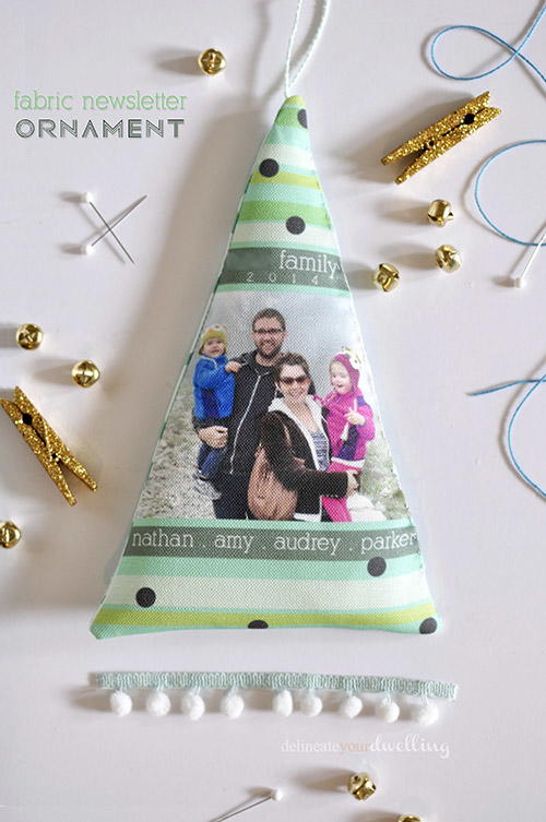 Fabric Newsletter Ornaments Fabric Newsletter Ornaments