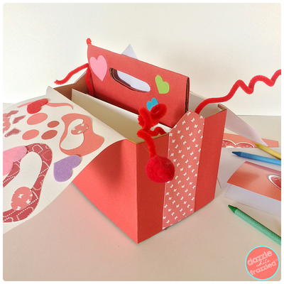 Make a Valentines Day Card Holder Make a Valentine's Day Card Holder