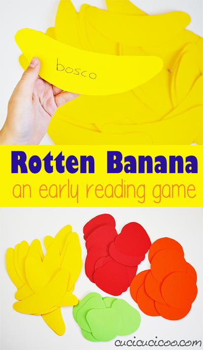 Rotten Banana DIY Reading Game Rotten Banana DIY Reading Game