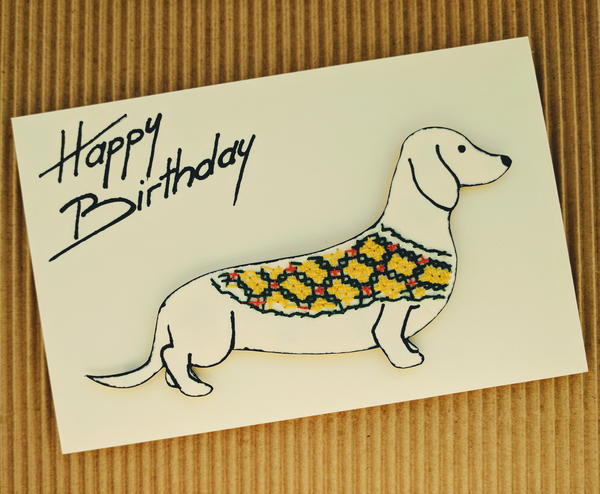 Sausage Dog in a Sweater Sausage Dog in a Sweater