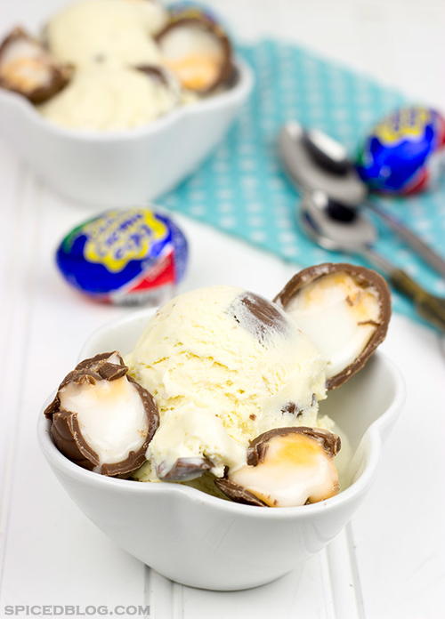 Cadbury Creme Egg Ice Cream Cadbury Creme Egg Ice Cream