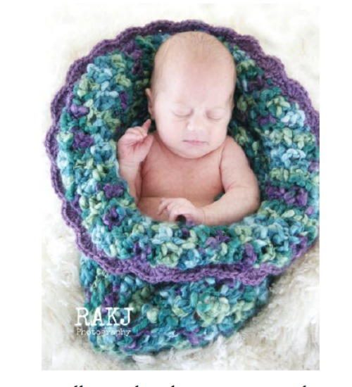 Baby Bloom Cocoon AllFreeCrochet.com