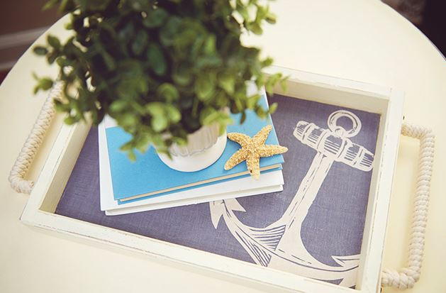 Coastal Chic DIY Serving Tray Coastal Chic DIY Serving Tray