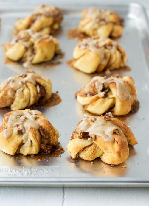 Pecan Cinnamon Roll Coils Pecan Cinnamon Roll Coils