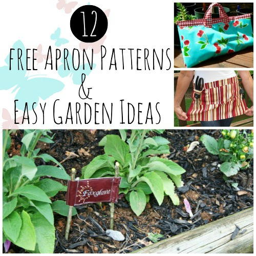 12 Free Apron Patterns And Easy Garden Ideas