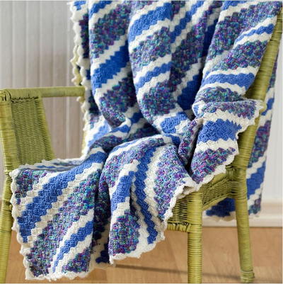 Corner to Corner Crochet Throw