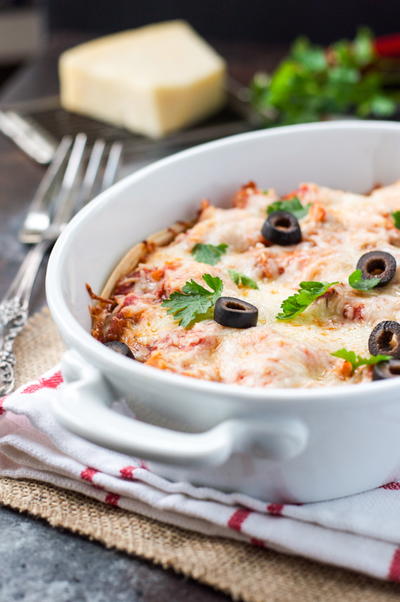 Dump-and-Bake Italian Chicken Quesadillas Dump-and-Bake Italian Chicken Quesadillas